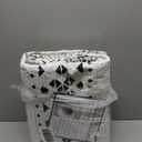 BESTSWEETIE 5x7 Area Rugs for Living Room Washable Moroccan Farmhouse Neutral Geometric Low Pile Non-Slip Soft Print Pattern Rug for Bedroom Kitchen Dining Room Entryway Grey/Black/Navy