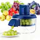Grape Peeling Machine, Electric Garlic Peeler & Cherry Tomato Skin Remover, Automatic Fruit Peeler Tool, Rechargeable Kitchen Gadget for Quick Peeling of Small Fruits