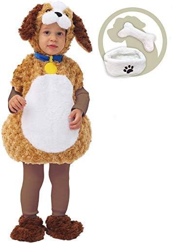 Spooktacular Creations Halloween Puppy Costume for Kids, Toddler Puppy Costume for Baby Halloween Animal Dress Up Party, Size 12-18