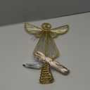 Christmas Tree Topper Angel, Gold RGB Color Change Lighted Angel Tree Topper, App Remote Control DIY Scene Mode Timer Dimmable, USB Xmas Topper for Christmas Tree Holiday Indoor Home Decoration