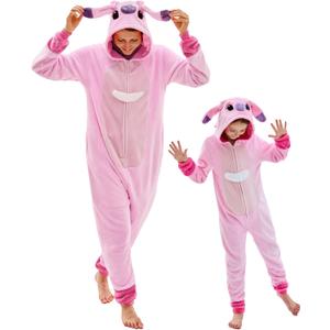 GONAAP Unisex Adult Onesie Pajamas Animal One Piece Halloween Costume Cosplay Sleepwear (Gray, XXL)