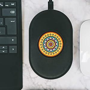 TECH8 USA Mouse Mover Jiggler, No Software, Random Movement, Patented, Designed, Engineered, Packaged in USA - Sunflower