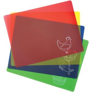 Flexible Cutting Boards, Set of 4 by Chef's Pride