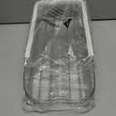 RoskDeewat Egg Holder for Fridge, Automatic Rolling Egg Container for Refrigerator, Stackable Fridge Organizers and Storage with Lid, Clear Plastic Egg Dispenser & Tray (2 Tier)