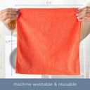 S&T INC. 100 Pack Microfiber Cleaning Cloth, Bulk Towels for Home, Reusable Microfiber Towels for Cars, Cleaning Rags, Assorted, 11.5 Inches x 11.5 Inches, 100 Count