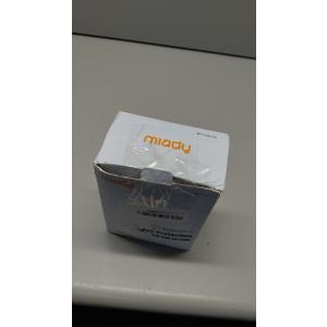 Miady Clip on Lamp, Battery Powered Reading Light, Clamp for Bed with 3 Brightness Level, USB Rechargeable(1 Pack)