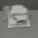 Orsong Bathroom Exhaust Fan 10" Panel Ultra Quiet without Light(8x8 Mount), 110CFM, 4" Duct for Bathroom/Garage/Home
