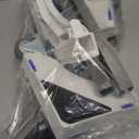 Nefish Furniture Dolly Adjustable Mini Fridge Stand Dolly Cart with 4 Lockable Wheels Washing Machine Stand Mobile Roller Universal Mobile Base Stand for Washer Dryer Refrigerator (White)