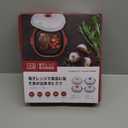 Microwave Grill Pan with Cover, Microwave Cookware Multi-Use for Grilling, Frying, Browning and Crisping, Microwave Bacon Cooker Tray, Microwave Griller with Cover Safe and Easy to Clean (Red) (Medium)