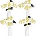 3 x 24Pcs 2026 Graduation Centerpieces Sticks Gold, Class of 2026 Graduation Party Centerpieces Sticks for Tables 2026 Gold 2026 Graduation Table Centerpieces Decorations