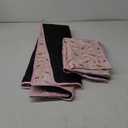 Bissap 2 Packs Guinea Pig Cage Liners, 47''X24'' Washable Guinea Pig Pee Pads Non Slip Reusable Fast and Super Absorbent Bedding for Small Animals Rabbit Hamster Chinchillas Rat - Pink