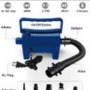 Artigarden Electric Air Pump Portable 460W Quick-Fill Air Pump Air Flow 45CFM 2.1PSI with Hose 5 Nozzles 120V AC Inflator Deflator Pump for Air Mattress Air Bed Inflatable Cushion Boat Swimming Ring