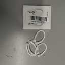 2 Pairs AirPods Ear Hooks for AirPods Pro 2, Pro, 4, 3, 2 & 1 - Upgraded Anti Slip Sports Clip Hooks - White