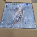 Upholstered Dining Chairs with Casters Washable Cover Side Deskchair with Rollers for Diningroom, Living Room, Flax Beige, 1 Box