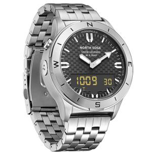 DIDITIME Tactical Watches for Men, Military Watches for Men, Waterproof 164FT, Fitness Watch, Mens Digital Watches with Compass, Metronome, Pedometer, Lightweight Breathable Nylon Watch