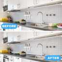 Duzzy 158 Inch Flexible Quarter Round Molding, Peel and Stick Silicone Rubber Trim Suitable for Shower Pans Gap and The Base of Staircase, White