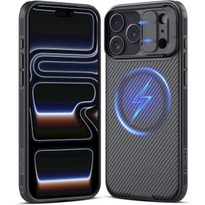 Nillkin for iPhone 17 Pro Magnetic Case with Camera Cover,Slim,Shockproof,Protective,CamShield Pro 17 Pro 5G Case 6.3 (Gray)