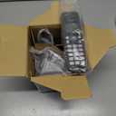 Panasonic Cordless Phone 2 Handsets System Expandable with Amber Backlit Display KX-TGC352B (Black)