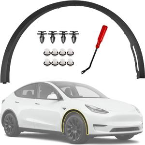 Front Right Fender Trim Compatible with Tesla Model Y 2020-2024