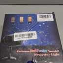 Elec3 Christmas Snow Projector Lights Outdoor, RGBW Snowfall Projector Lamp Rotating Falling Snow Projector with Remote Control Landscape Multicolor Lights for House Yard Garden Halloween Xmas Decor