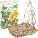 OwnGrown Climbing Plant Support : 70x70in Natural Jute Garden Netting and Garden Trellis  Cucumber Trellis Netting  Green Bean Trellis  Tomato Plant Support  Plant Netting