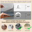 Office Chair Mat or Carpet: 36" x 48" Plastic Heavy Duty Computer Desk Mats with Lip for Low Flat and No Pile Carpeted Floor - Clear Rug Pad for Rolling Chairs Office Work Home Gaming Rectangle