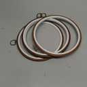 PATIKIL 7inch Embroidery Hoop, 4pcs Cross Stitch Hoop Rubber Imitated Wood Circle Frame Ring for Embroidery Art Craft Sewing Ornaments Hanging Decoration