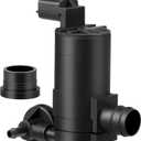 HHCSOP Windshield Washer Motor Pump for Nissan Murano Quest Rogue Infiniti EX35 EX37 FX35 FX37 FX50 QX56 2002 2003 2004 2005 2006 2007 2008 2009 2010 2011 2012 2013, w/Grommet