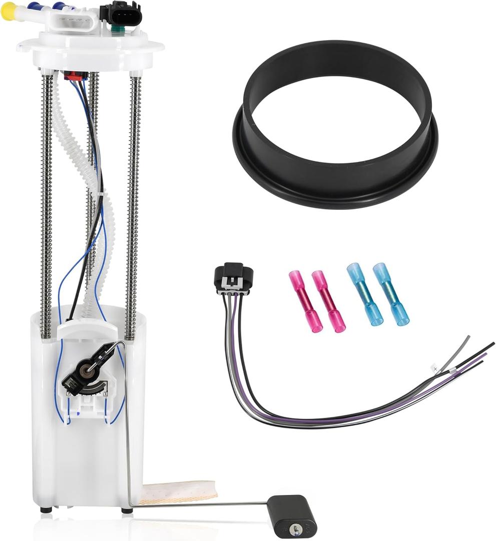 Electric Fuel Pump Assembly E3500M FG0407 Compatible for 1999-2003 GMC Sierra 1500 V6, 1999-2000 Sierra 2500 V8, Compatible for 1999-2003 Silverado 1500 V6, 2003-2003 Silverado 1500 V8