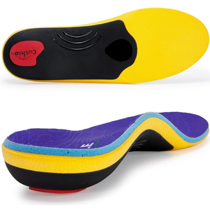 VALSOLE Heavy Duty Support Pain Relief Orthotics - 220+ lbs Plantar Fasciitis High Arch Support Insoles for Men Women, Flat Feet Orthotic Insert, Work Boot Shoe Insole, Absorb Shock with Every Step M8-8.5 W10-10.5