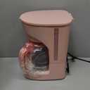 MELLERHOME 12-Cup Pink Coffee Maker - Borosilicate Carafe, Auto-Off, Pink Accessories, Reusable Filter, Anti-Drip, Kitchen Appliances, Keep-Warm Function, Kitchen Dcor
