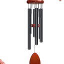 Bursvik Wind Chimes for Outside Deep Tone, 60 inch 5 Heavy Duty Tubes Aluminium Metal Extra Large Wind Chimes Outdoor, Decoration for Garden, Patio, Yard, Gift for Mother's Day, Birthday