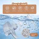 Hands Free Breast Pump Wearable MY-375 - Strong Suction, Low Noise, Wearable Breastfeeding Pump with 4 Mode &12 Levels, Portable Electric Breast Pump 24mm - 19/21/Insert/Flange, 2 Pack (White)