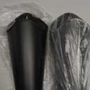 Mkono Galvanized Metal Wall Planter Farmhouse Wall Vase for Artificial Plants Flowers, Rustic Hanging Fake Flowers Holder Country Home Bedroom Living Room Decor Set of 2, Black, Small