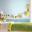 Minions Despicable Me 3 Peeking Minions Giant Peel and Stick Wall Decals by Room Mates, RMK3567GM