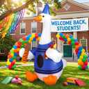 5 ft Back to School Inflatable Goose Yard Decor with LED