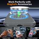 Magnetic for iPhone 11 Phone Case-Compatible with MagSafe-Carbon Fiber Texture-Slim Military Grade Drop Protection Phone Case for iPhone 11 6.1",Grey