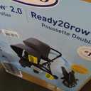 Graco Ready2Grow 2.0 Double Stroller, Twin Baby Stroller Features Bench Seat and Standing Platform Options, Compact Fold Perfect for Baby Travel, Rafa