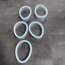 5 x Easter egg shaped cookie cutter 5 pack