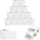 L LIKED 16 Rolls 4" x 6" Direct Blank Thermal Shipping Labels with 450/Roll, 16 Rolls - 7200 Labels