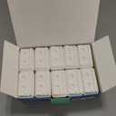 200 PCS Dental Disposable 2 Hole Mixing Wells, PMU Practice Kit, PMU Ink Tray, Microblading & PMU Pigments, Pigment Cups, Microblading Supplies (White, 200)