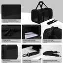 Carriers Soft-Sided Pet Carrier for Medium Large Cats Dogs Under 35Lbs,Breathable Mesh Ventilation Design,Airline Approved Cat Carrying Case(X-Large,Black)