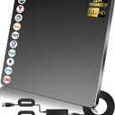 2024 Upgraded TV Antenna Up 1000+ Miles, Antenna Tv Digital HD Indoor Outdoor Digital Antenna for All TVs Support 4K 1080P HD Powerful TV Antenna with Amplifier Signal Booster & Thick Coax Cable