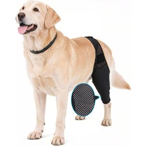 Dog Rear Leg Sleeve to Prevent Licking - Reusable Dog Surgery Recovery Suit with Adjustable Velcro, Breathable Comfortable Recovery Sleeve for Hot Spots & Wounds, Cone Alternative (XL Size)