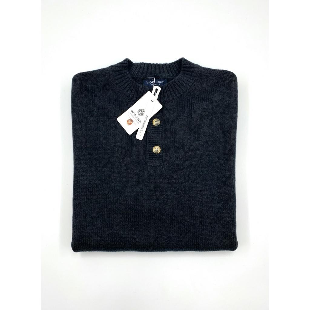 MEROKEETY Women's 2025 Fall Oversized Sweaters Chunky Long Lantern Sleeve Buttoned Mock Neck Winter Knit Loose Pullover Tops Size S