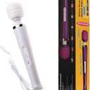 Power Massager Big Tool Electric Foot Neck Back Hand Leg Arm Shoulder Massage Aches Sports Recovery for Women (White Color)