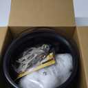 Halloween Decorations Outdoor, Large Witch Cauldron, Halloween Decor, with Large Tripod/Purple Lights/Cotton/40CM Skull, Witch Cauldron Magic Candy Bucket Decoration, for Porch Outdoor Party