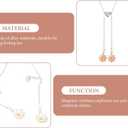 Wireless Earphone Chain Anti-Lost Earpiece Holder Lightweight Necklace for and Earbuds Glasses Accessory 15In for Women