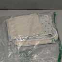 Teenyyou 4 Pcs Christmas Shower Curtains Set with Non Slip Rug Winter Christmas Bathroom Decor Toilet Lid Cover and Bath Mat Snowman Shower Curtain with 12 Hooks (Vintage,White and Blue)