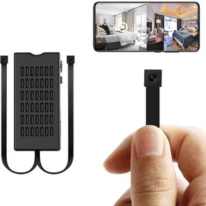 Small Hidden Camera DIY Module - Full HD 1080P Dual Lens - Mini Spy Camera - Tiny Discreet Nanny Cam - Cloud Storage